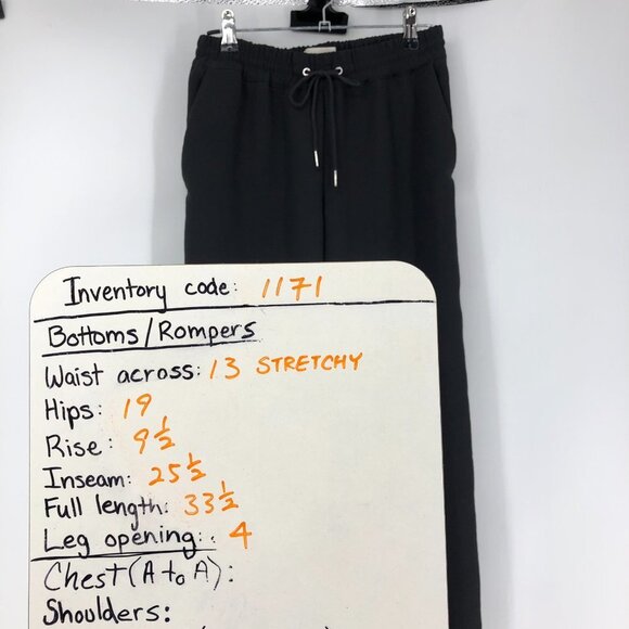 wilfred black buffon pants  Crepe joggers - size 10 - Picture 13 of 16